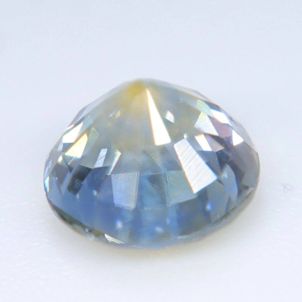 Natural Blue Yellow Bi-Color Sapphire 1.22 Carat Round Cut – Ceylon - Sapphirepal