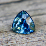 Natural Blue - Yellow Sapphire | Trillion Cut, 0.81 Carat | Natural Gem from Ceylon - Sapphirepal