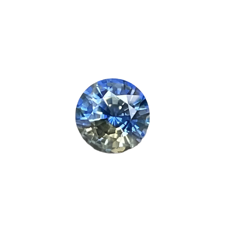 Natural Blue Yellow Sapphire, Round Cut, 0.95 Carat, Ceylon Origin - Perfect for Jewelry Designs and Engagement Rings