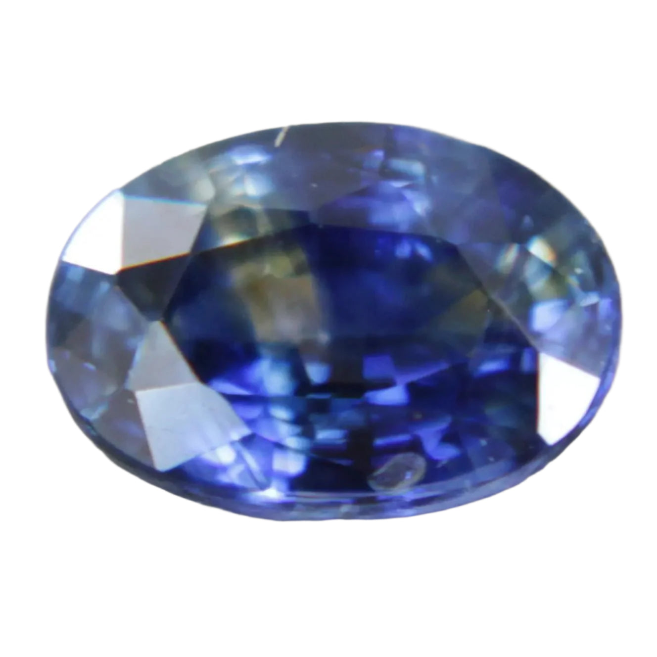 1.19 Carat Bi-Coloured Blue Yellow Sapphire - Oval Cut Natural Ceylon Gemstone