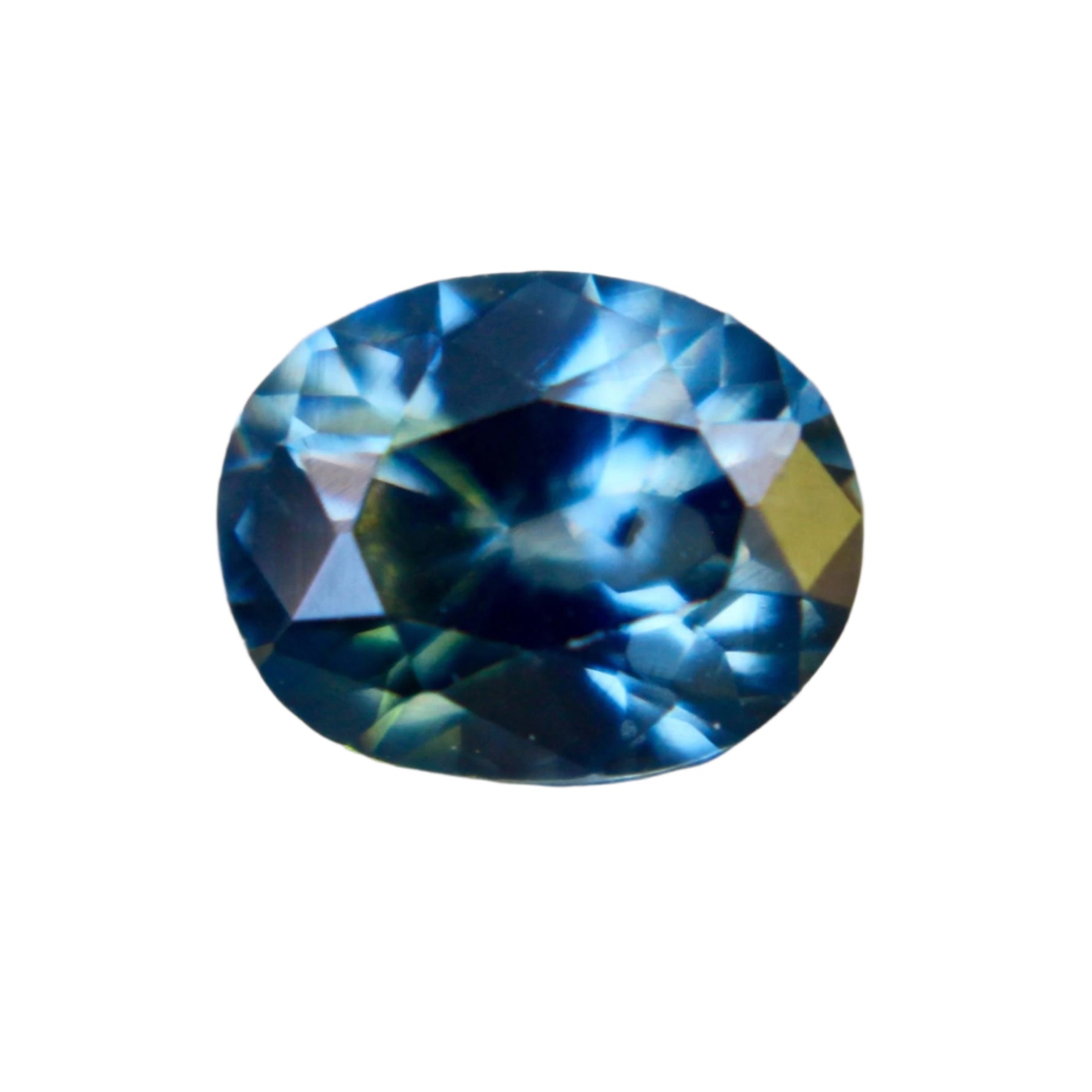 0.82ct Bluish Green Sapphire – Oval Cut | Unheated | SI1

- Sapphire pal