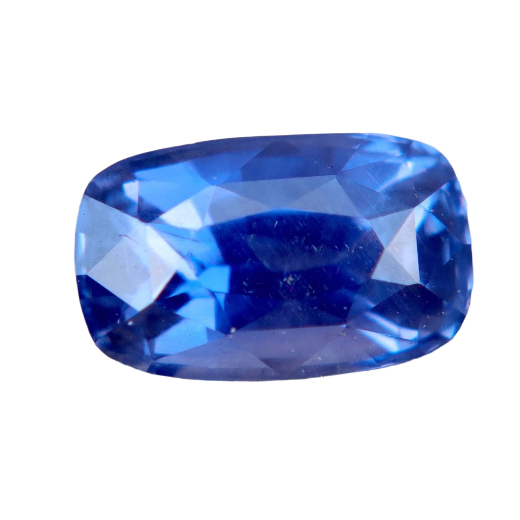 Natural Bluish Purple Sapphire – 1.55ct Cushion Cut | Unheated Ceylon Gemstone - Sapphirepal