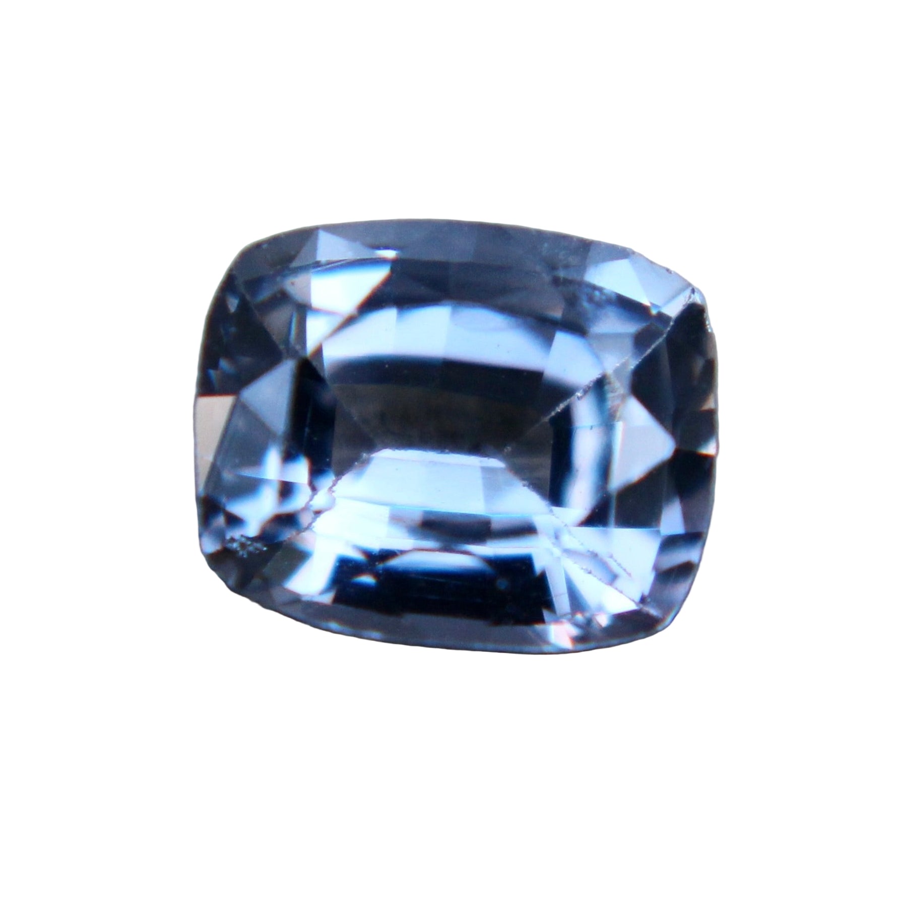 0.82 ct natural bluish purple spinel cushion cut unheated loose gemstone – Sapphire Pal