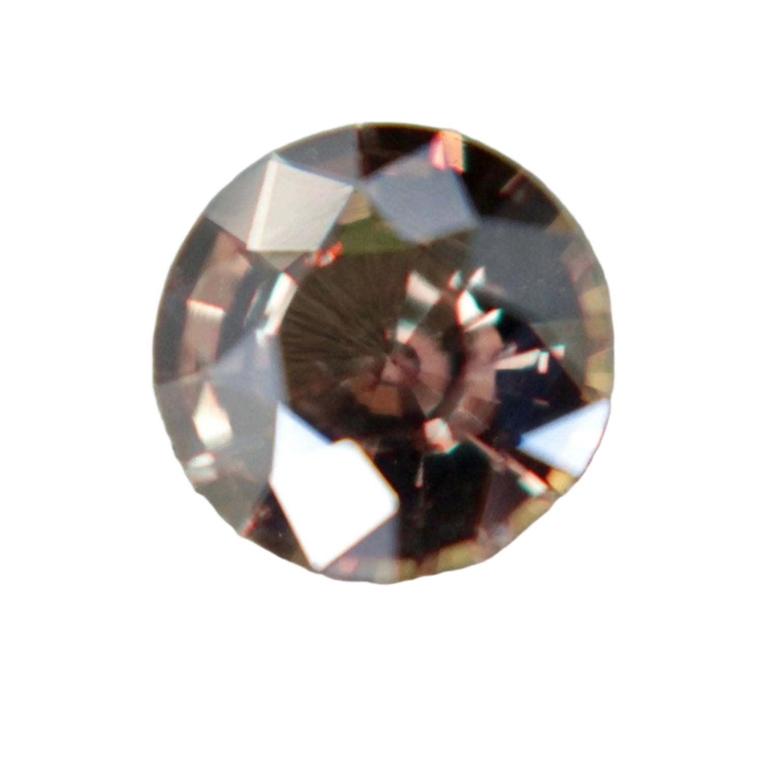 1.19ct Natural Brown Orange Sapphire – Round | Sapphire Pal

