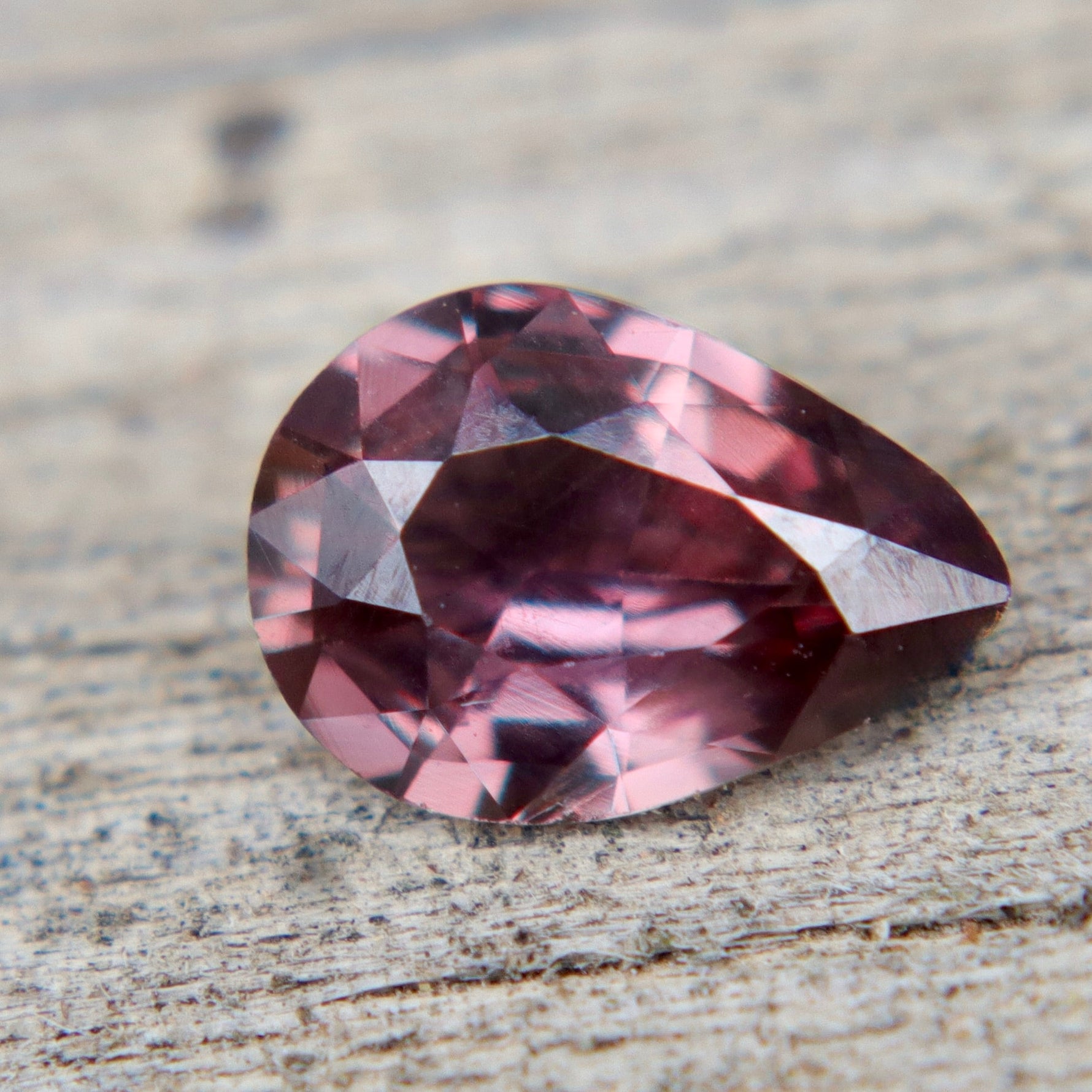 Natural Brown Sapphire – 0.75ct Pear Cut Unheated Madagascar Gemstone - Sapphirepal