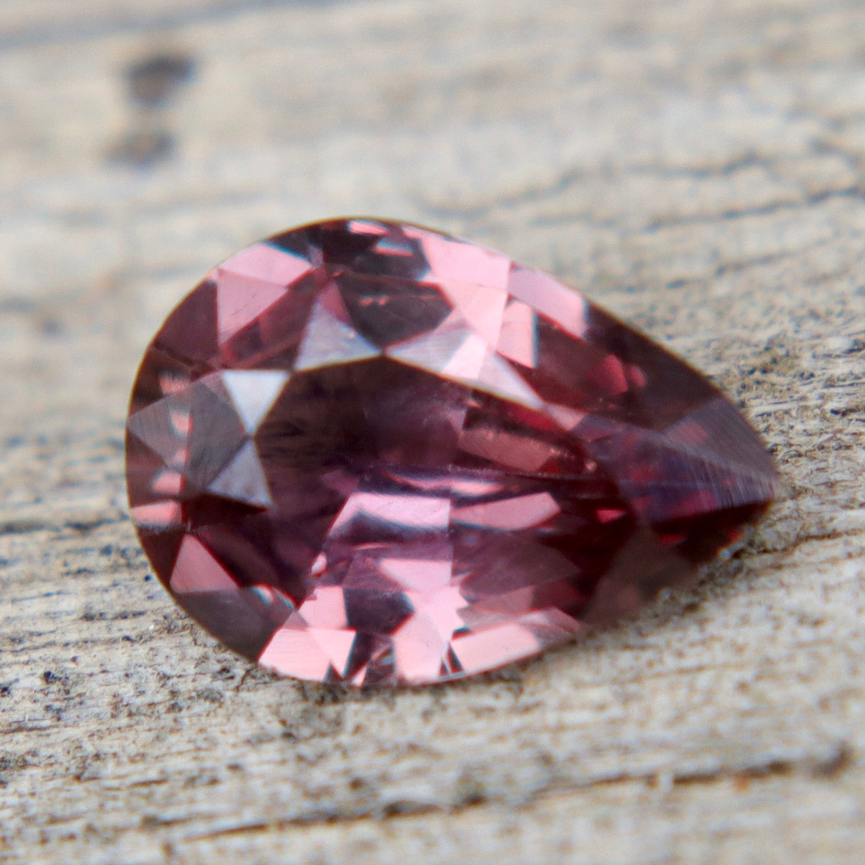 Natural Brown Sapphire – 0.75ct Pear Cut Unheated Madagascar Gemstone - Sapphirepal