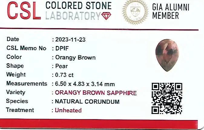 Natural Brown Sapphire - Sapphirepal