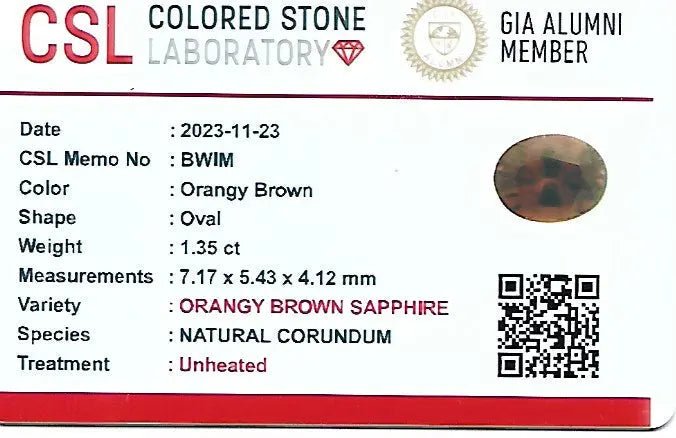 Natural Brown Sapphire - Sapphirepal