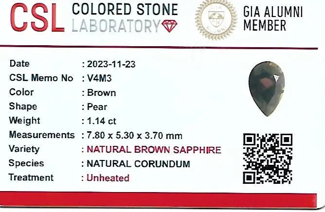 Natural Brown Sapphire - Sapphirepal