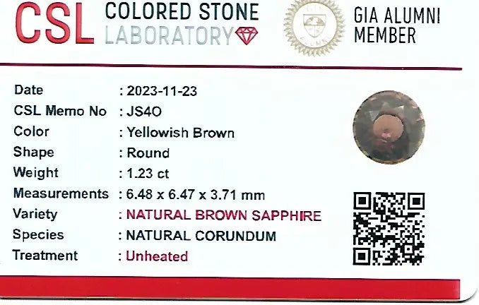 Natural Brown Sapphire - Sapphirepal