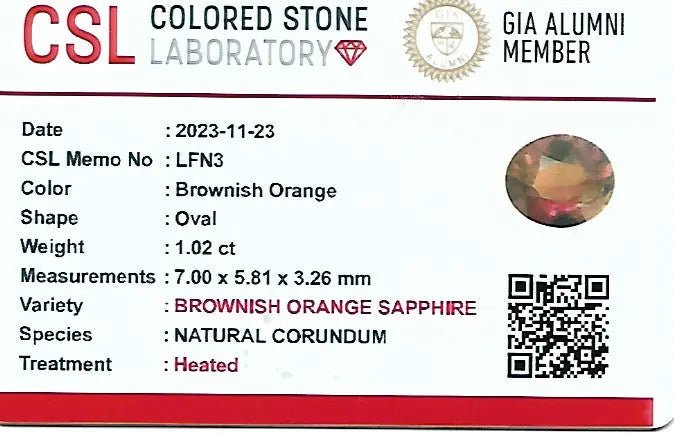 Natural Brown Sapphire - Sapphirepal