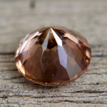 Eye-Clean Brown Zircon 6mm Round – Earth-Sourced Gem for Fine Jewelry