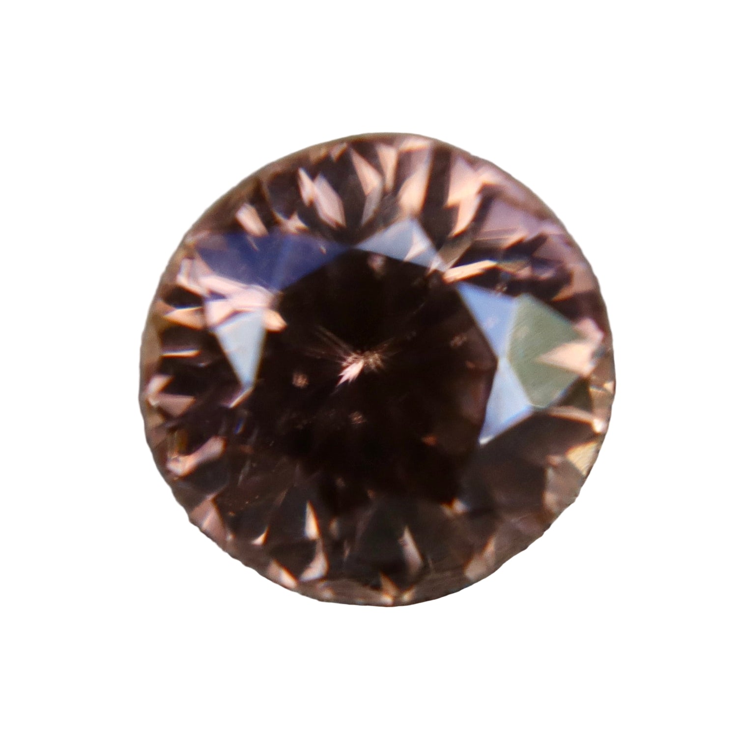 1.44 ct Natural Brown Zircon, Round Cut, Ceylon origin, untreated, eye-clean – Sapphire Pal