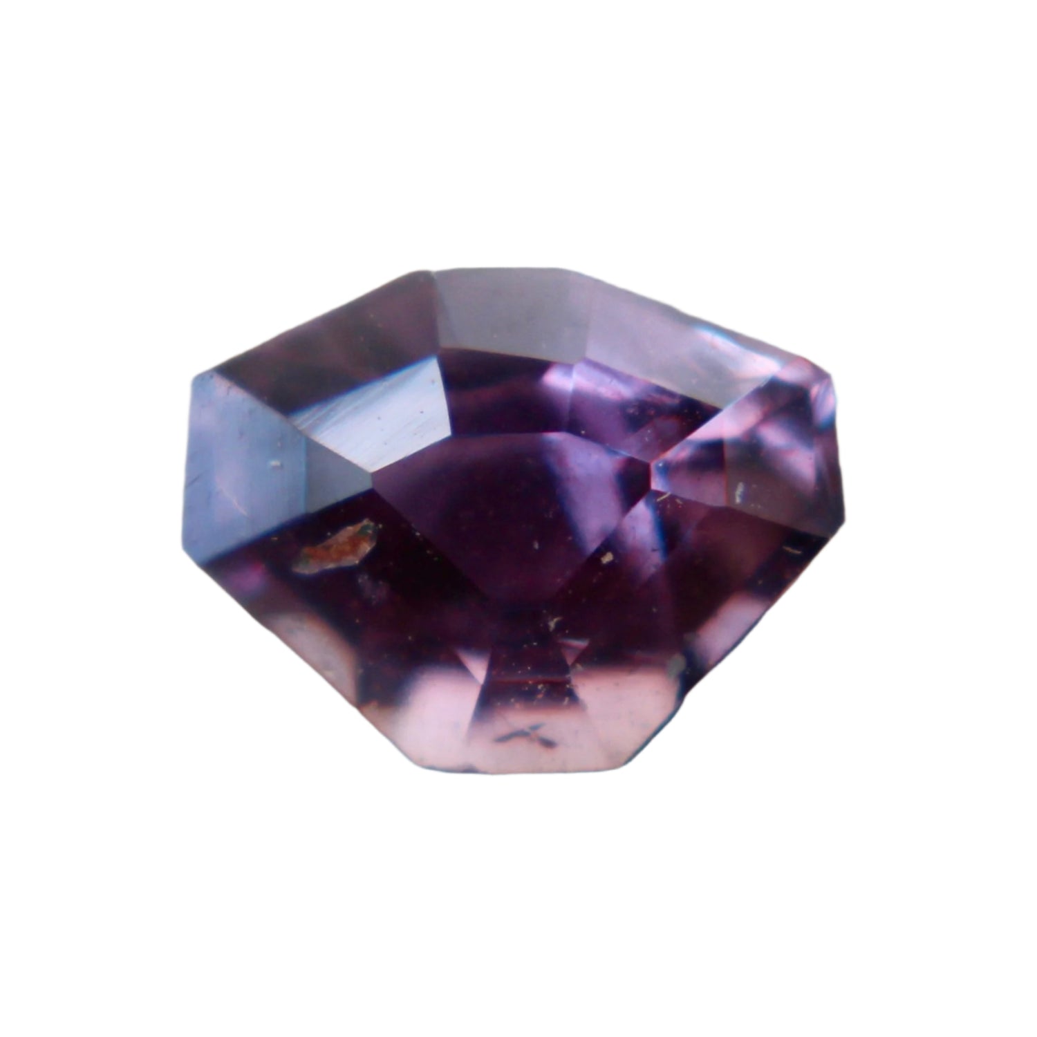 0.60ct Brownish Purple Sapphire | Freeform Cut | Unheated Madagascar Gemstone. - sapphire pal