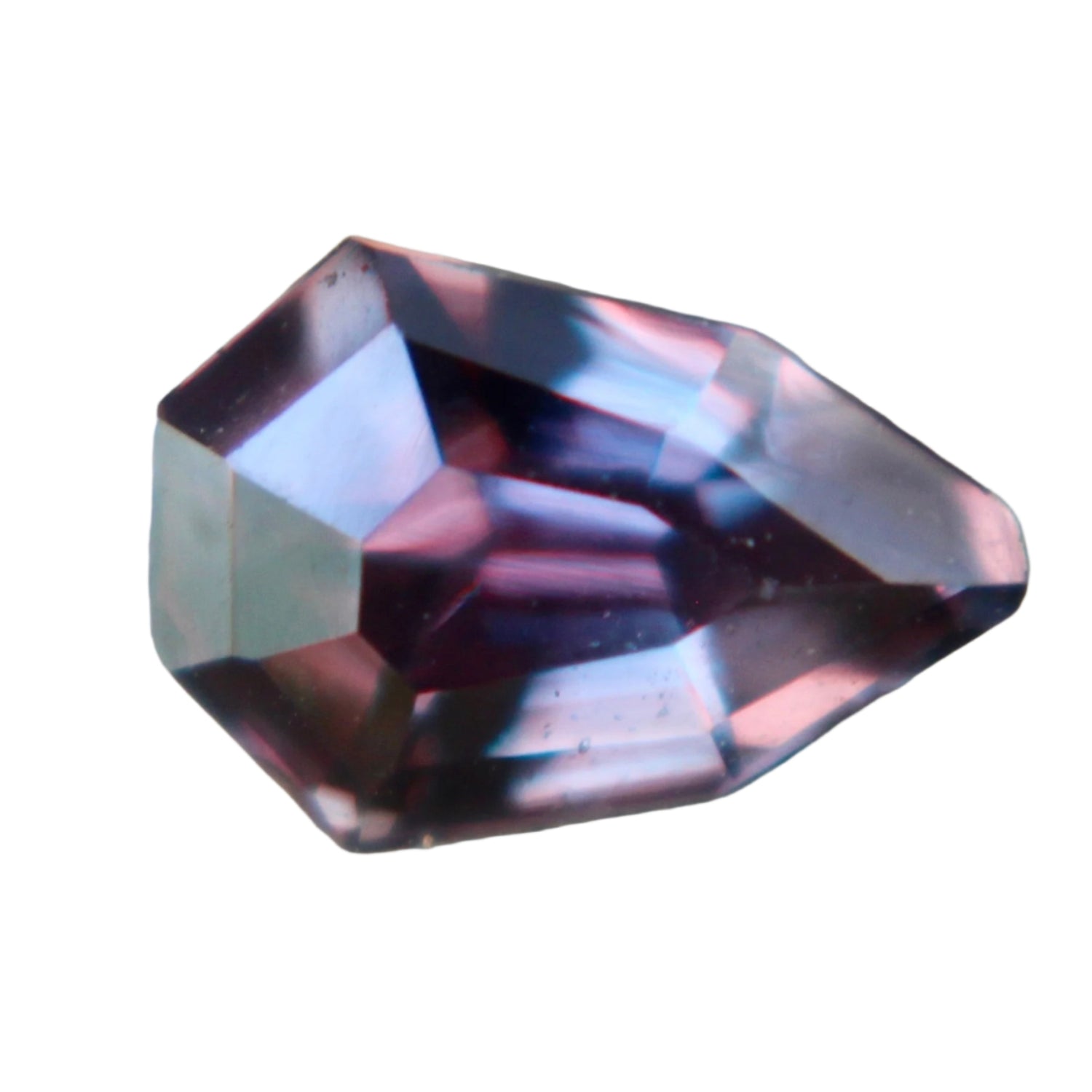 0.93ct Natural Brownish Purple Sapphire | Modified Trillion Cut | Eye Clean Loose Gem - sapphire pal