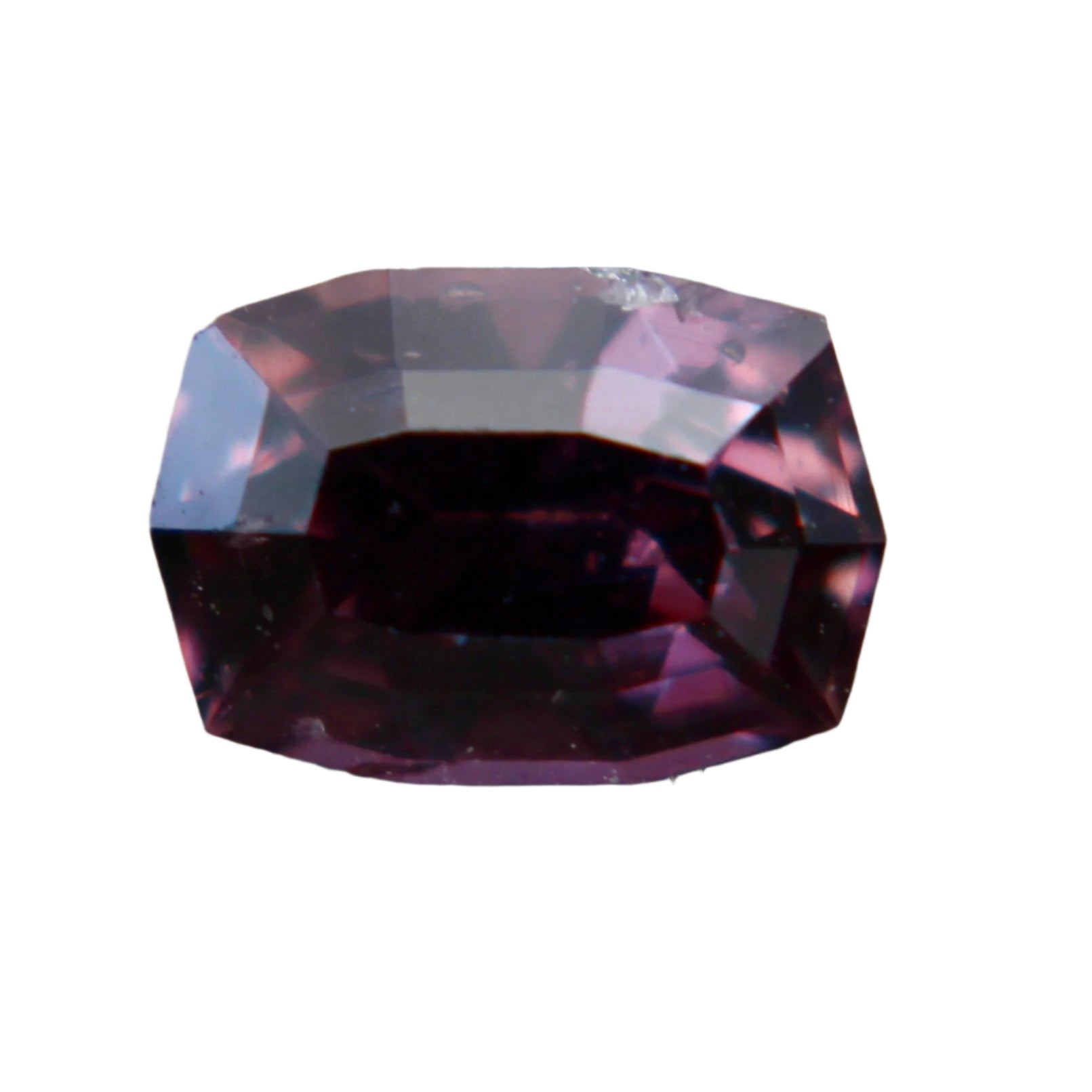0.44ct Brownish Purple Sapphire | Cushion Cut | Unheated Madagascan Gem - sapphire pal