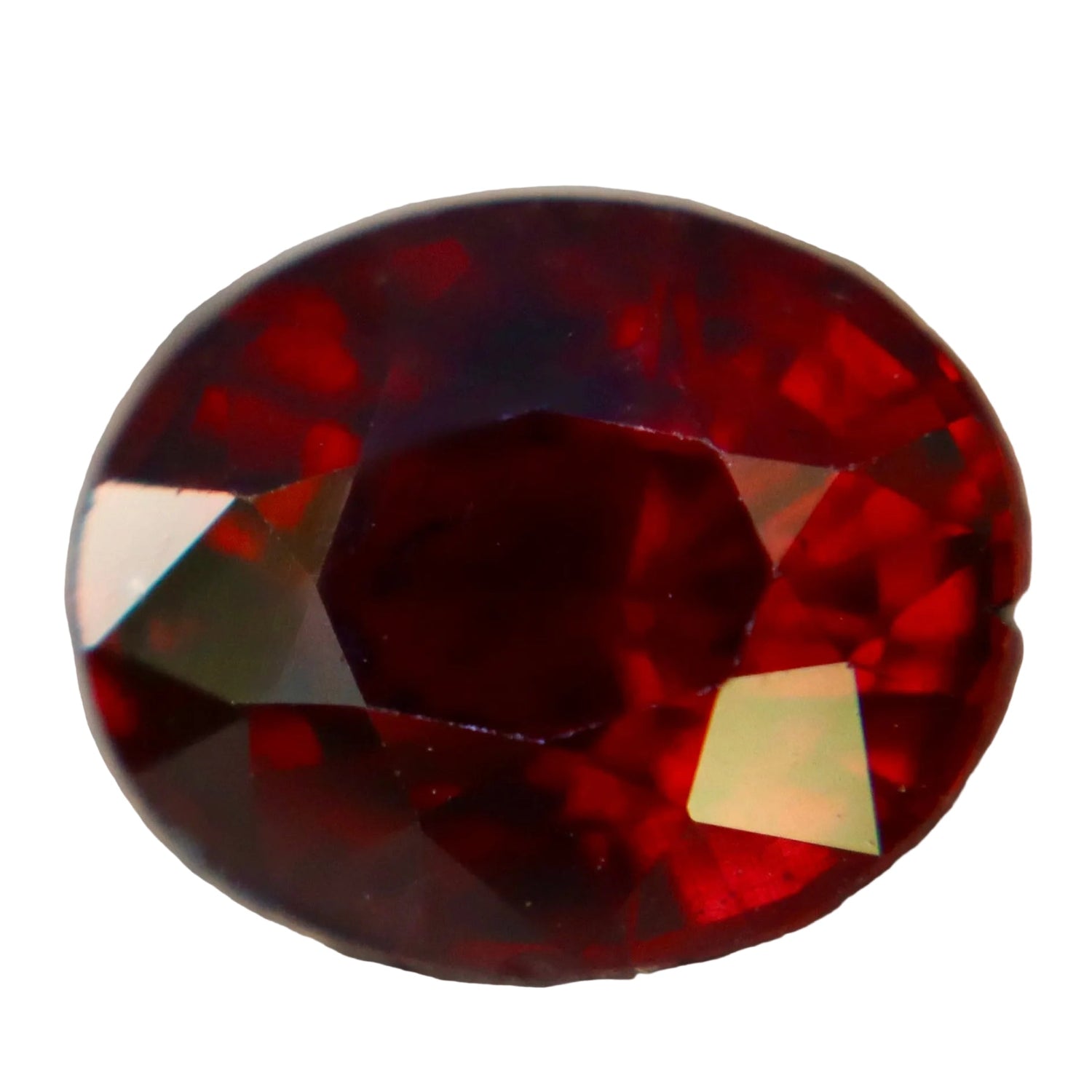 Natural Ceylon Garnet 3.01 Carat Oval Cut Eye Clean Loose Gemstone - Sapphirepal