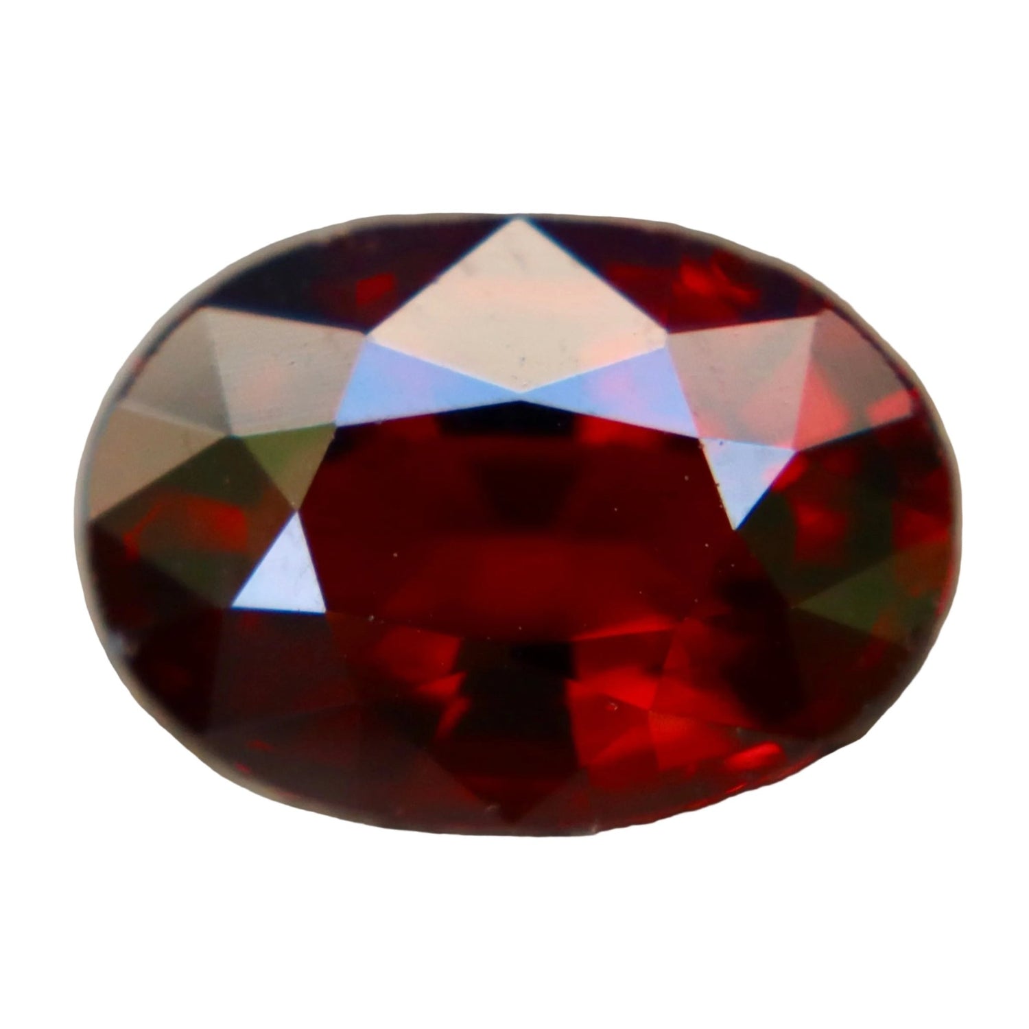 Natural Ceylon Garnet 3.88 Carat Oval Cut Eye Clean Loose Gemstone - Sapphirepal