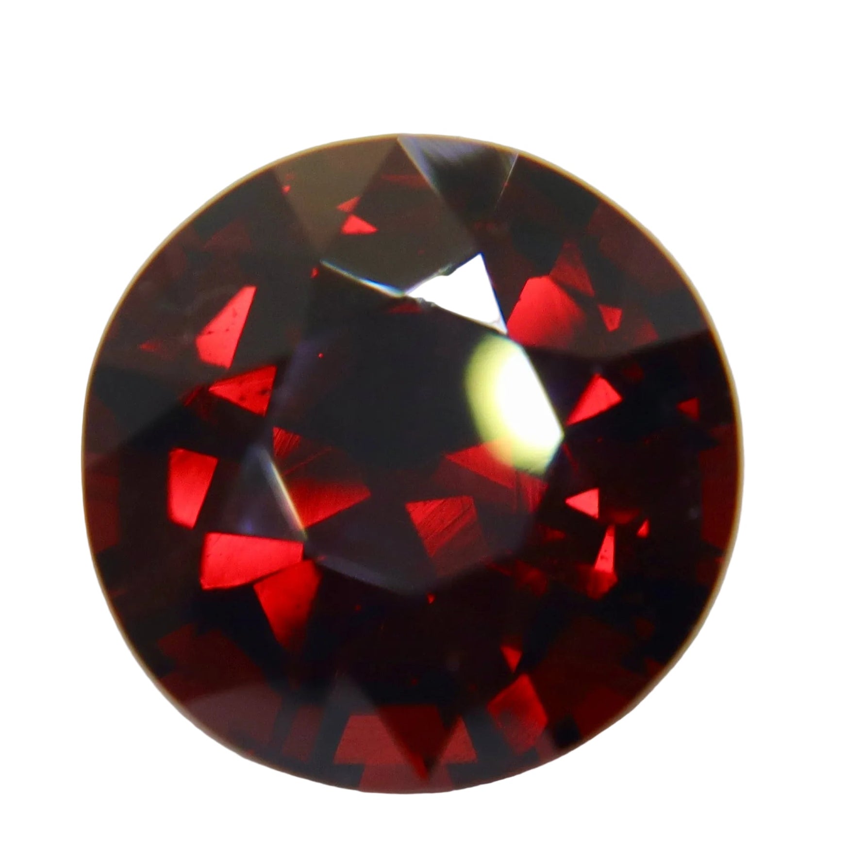 Natural Ceylon Garnet 9.59 Carat Round Cut Loose Gemstone - Sapphirepal