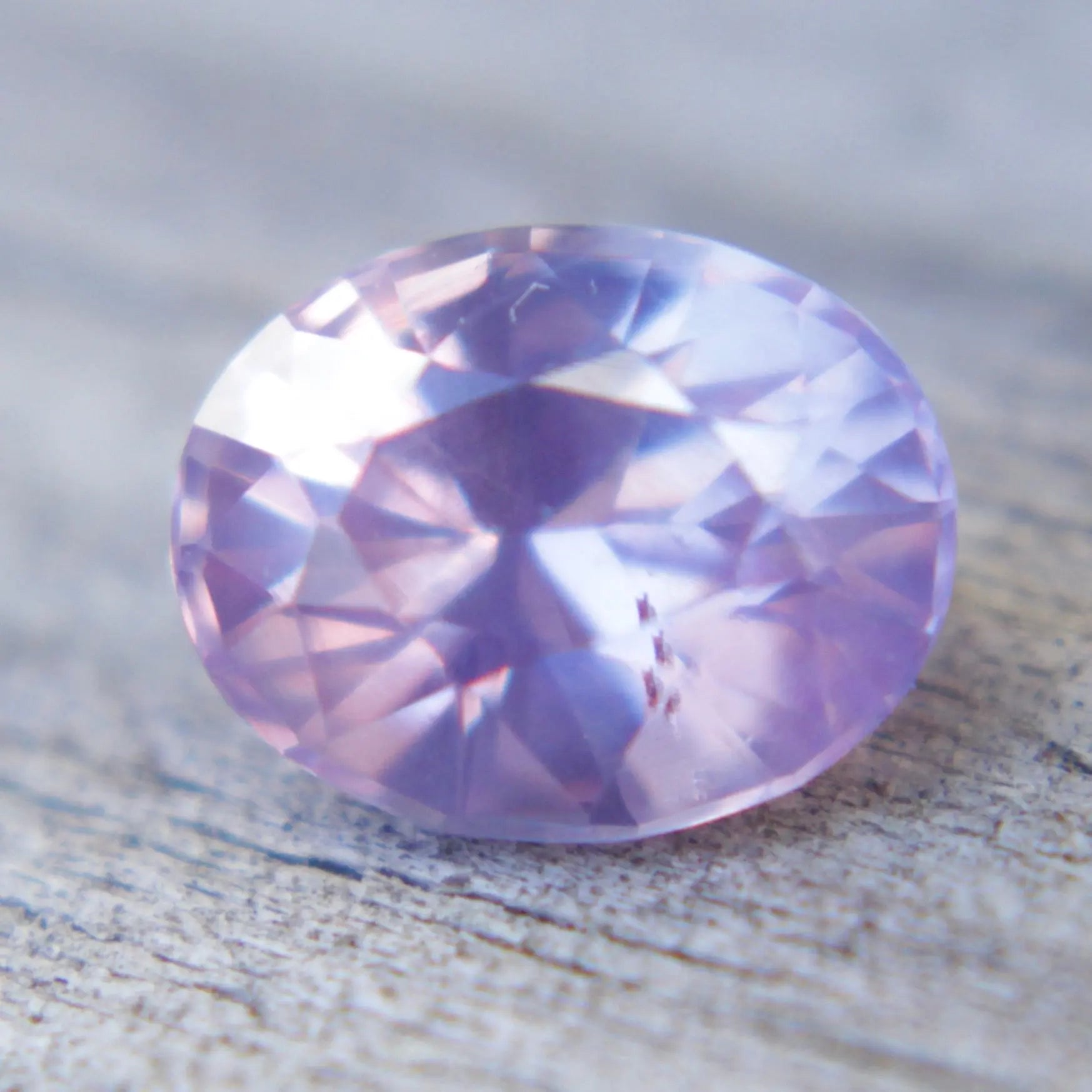 Natural 0.96 carat Ceylon sapphire for a custom engagement ring