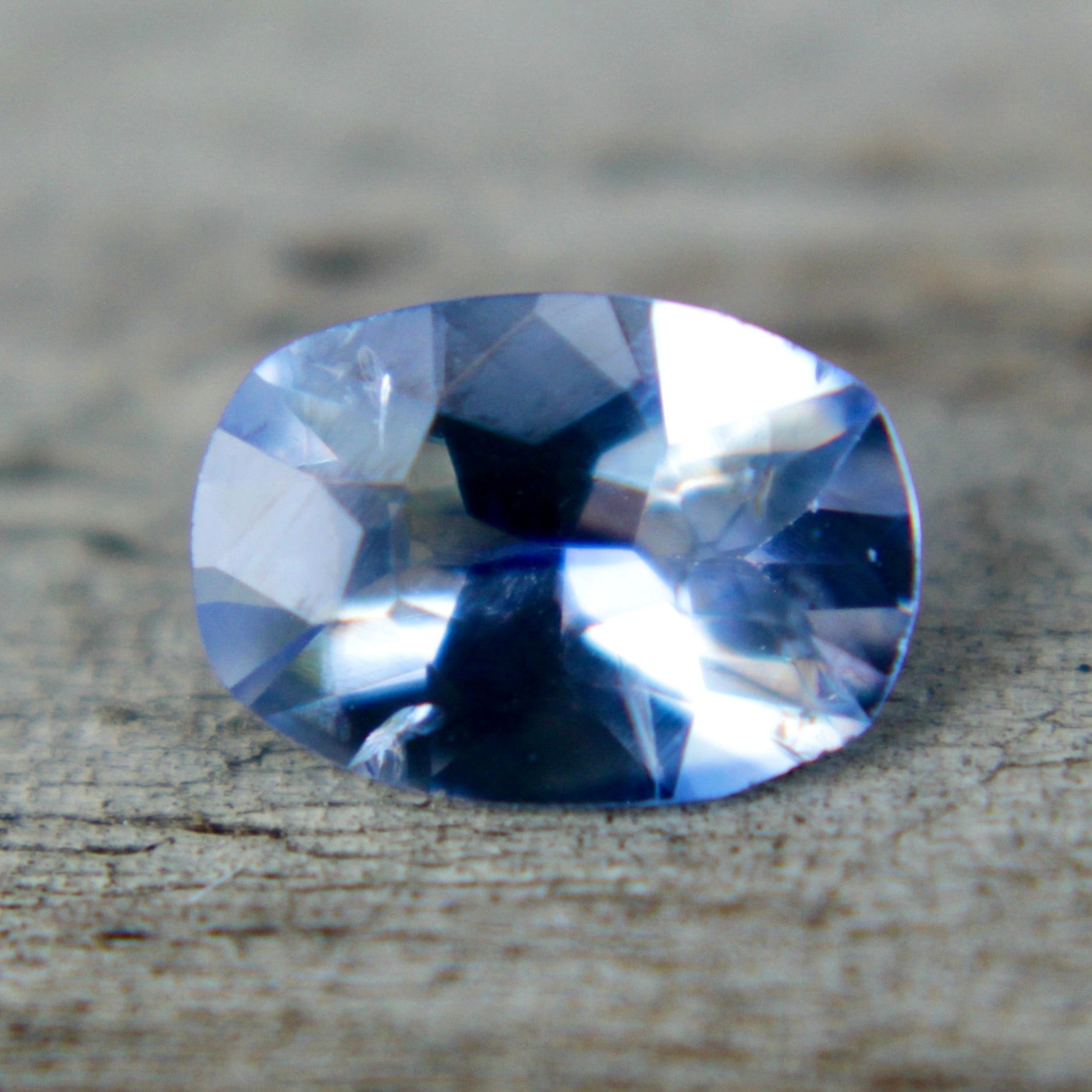Natural Ceylon sapphire cushion cut gemstone for custom fine jewelry