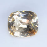 Natural Champagne Sapphire 3.01 Carat Cushion Cut Loose Gemstone from Ceylon - Sapphirepal