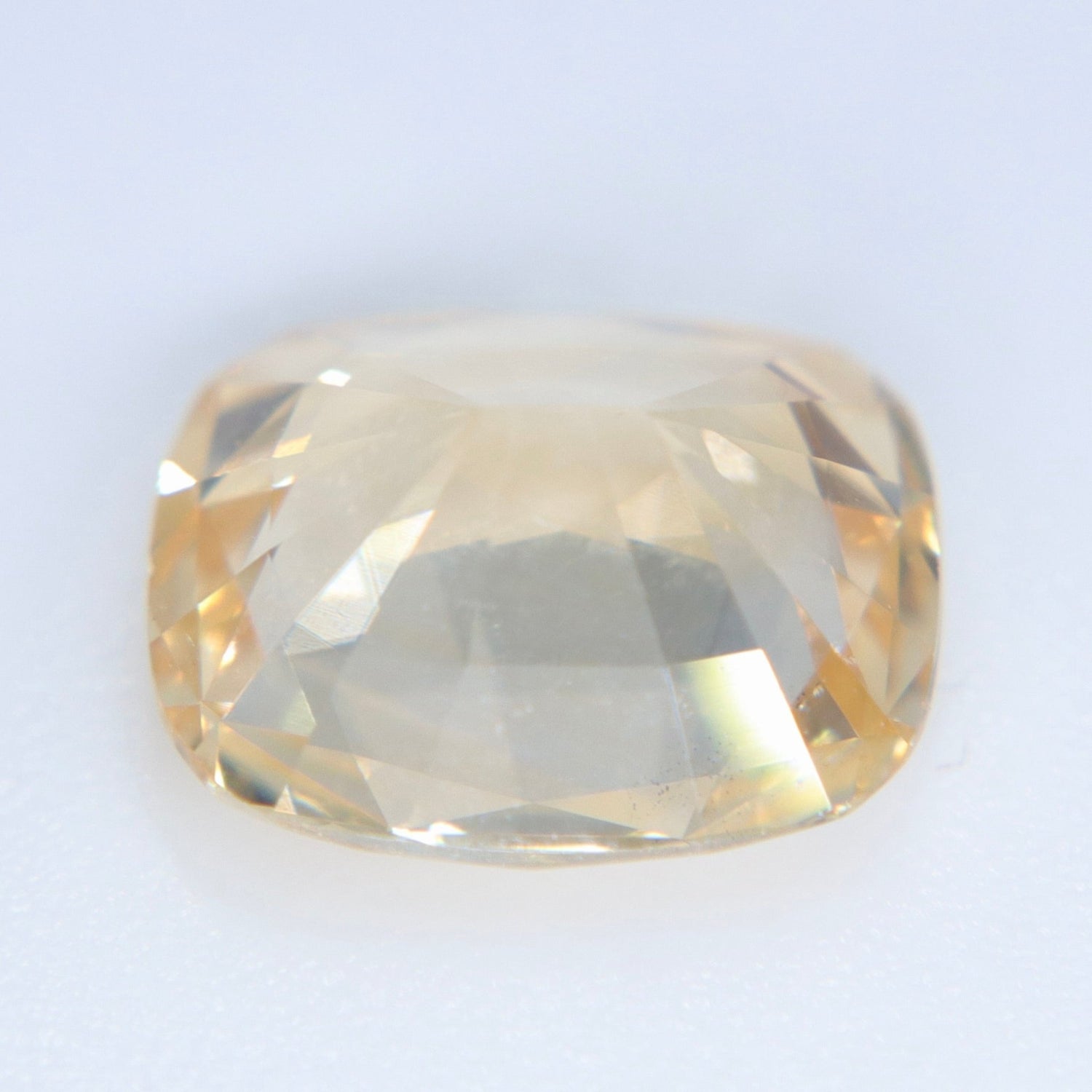 Natural Champagne Sapphire 3.01 Carat Cushion Cut Loose Gemstone from Ceylon - Sapphirepal