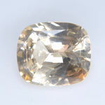 Natural Champagne Sapphire 3.01 Carat Cushion Cut Loose Gemstone from Ceylon - Sapphirepal