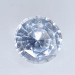 Natural Colorless Ceylon Sapphire 1.21ct Round Cut Loose Gemstone - Sapphirepal