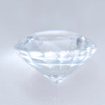 Natural Colorless Ceylon Sapphire 1.21ct Round Cut Loose Gemstone - Sapphirepal