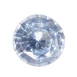 Natural Colorless Ceylon Sapphire 1.21ct Round Cut Loose Gemstone - Sapphirepal