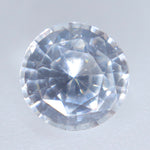 Natural Colorless Ceylon Sapphire 1.21ct Round Cut Loose Gemstone - Sapphirepal