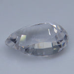 Natural Colorless Sapphire 1.05ct — Ceylon, Unheated, Pear Cut (VS) - Sapphirepal