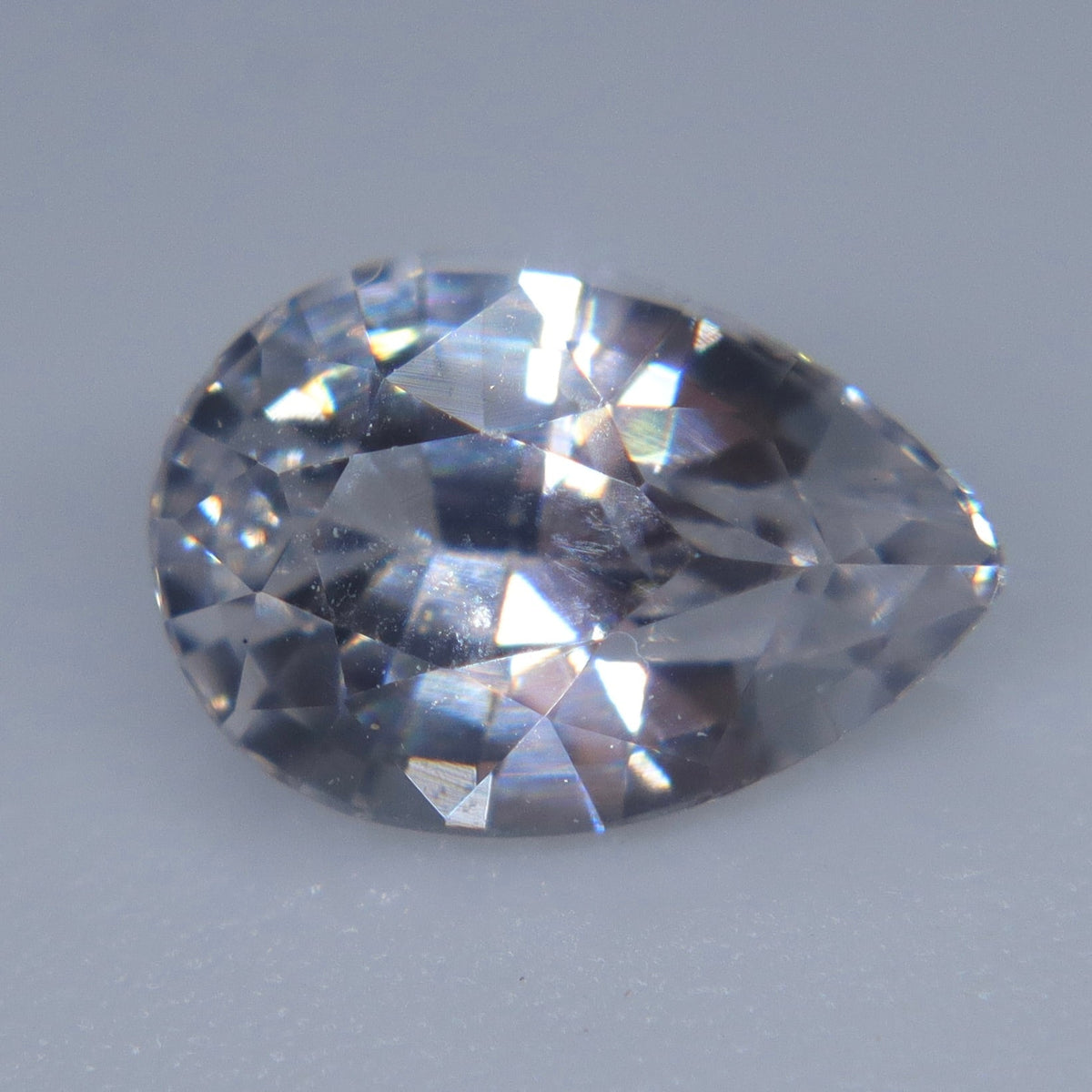 Natural Colorless Sapphire 1.05ct — Ceylon, Unheated, Pear Cut (VS) - Sapphirepal