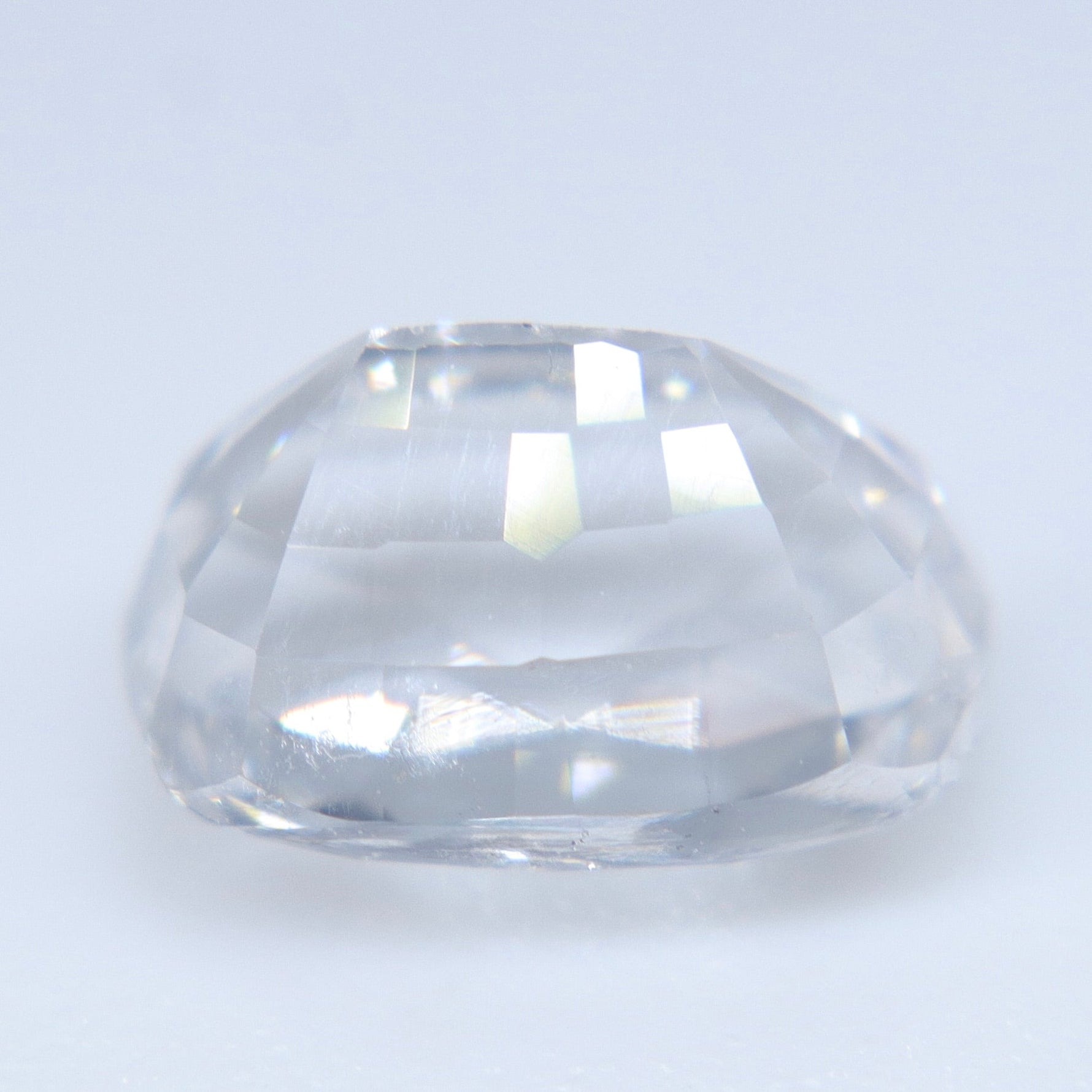Natural Colorless Sapphire 1.58ct Cushion Cut Ceylon Loose Gemstone - Sapphirepal
