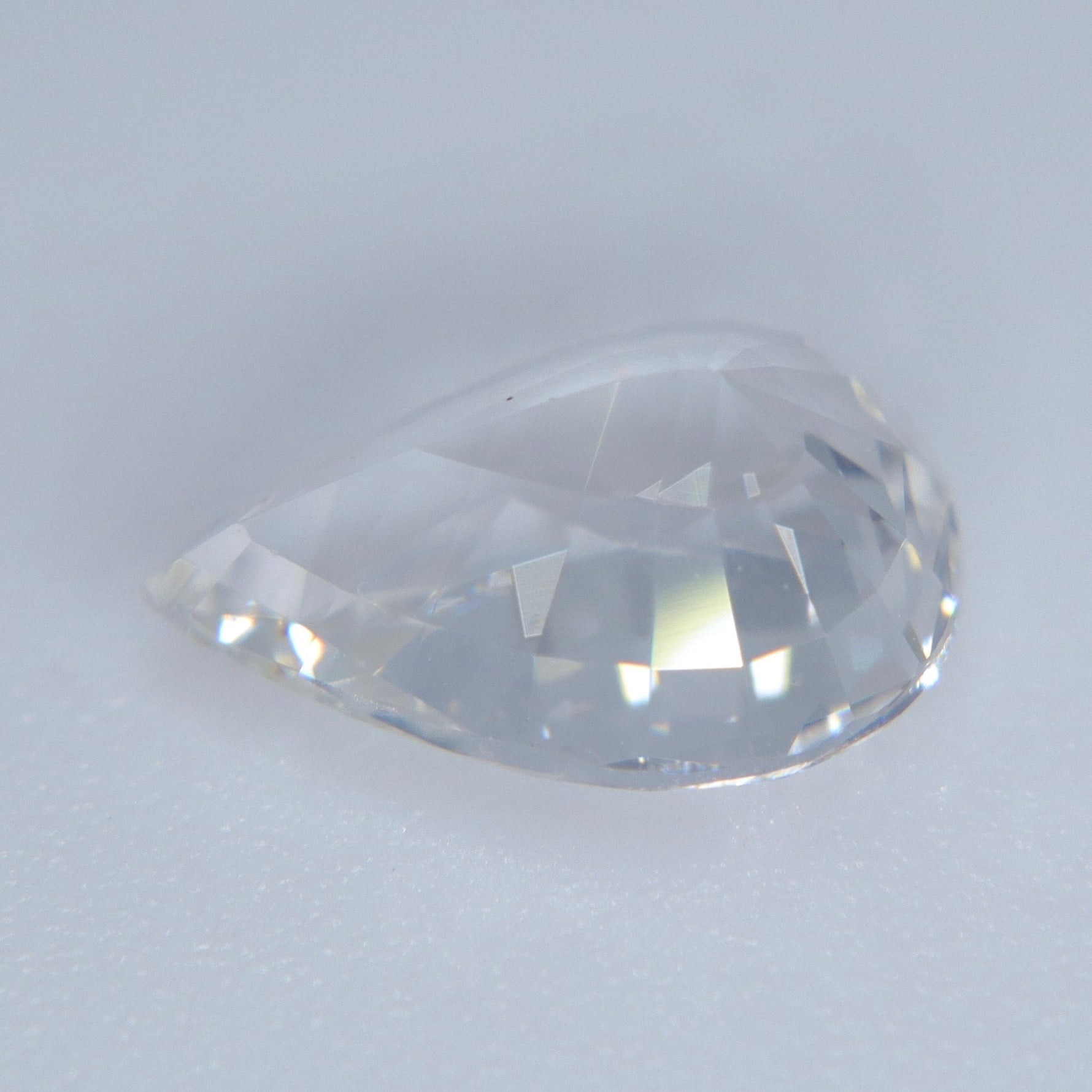 Natural Colorless Sapphire 2.06 Carat Pear Cut from Ceylon - Sapphirepal