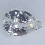 Natural Colorless Sapphire 2.06 Carat Pear Cut from Ceylon - Sapphirepal