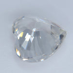 Natural Colorless Sapphire 2.48 Carat Heart Cut from Ceylon - Sapphirepal
