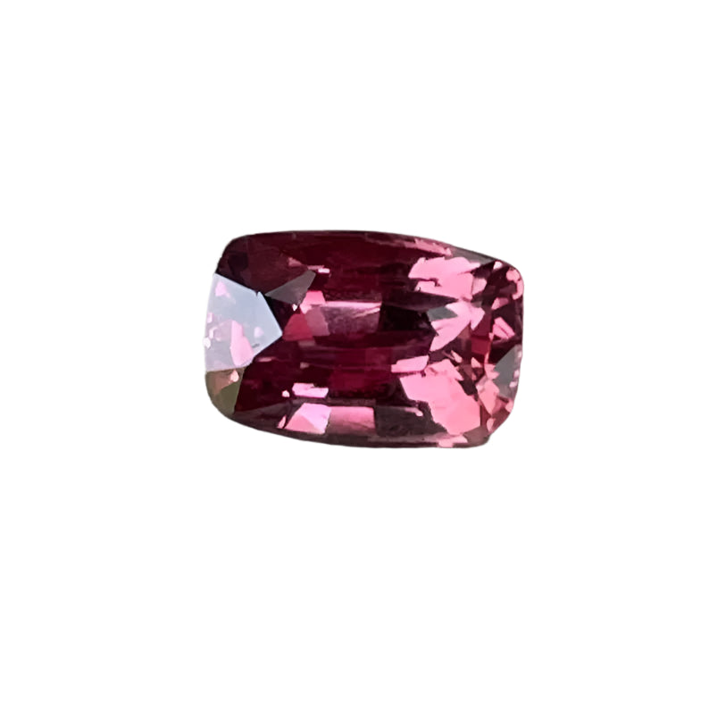 1.75 Carat Natural Colour Change Sapphire – Cushion Cut, Unheated, Brown to Reddish Purple