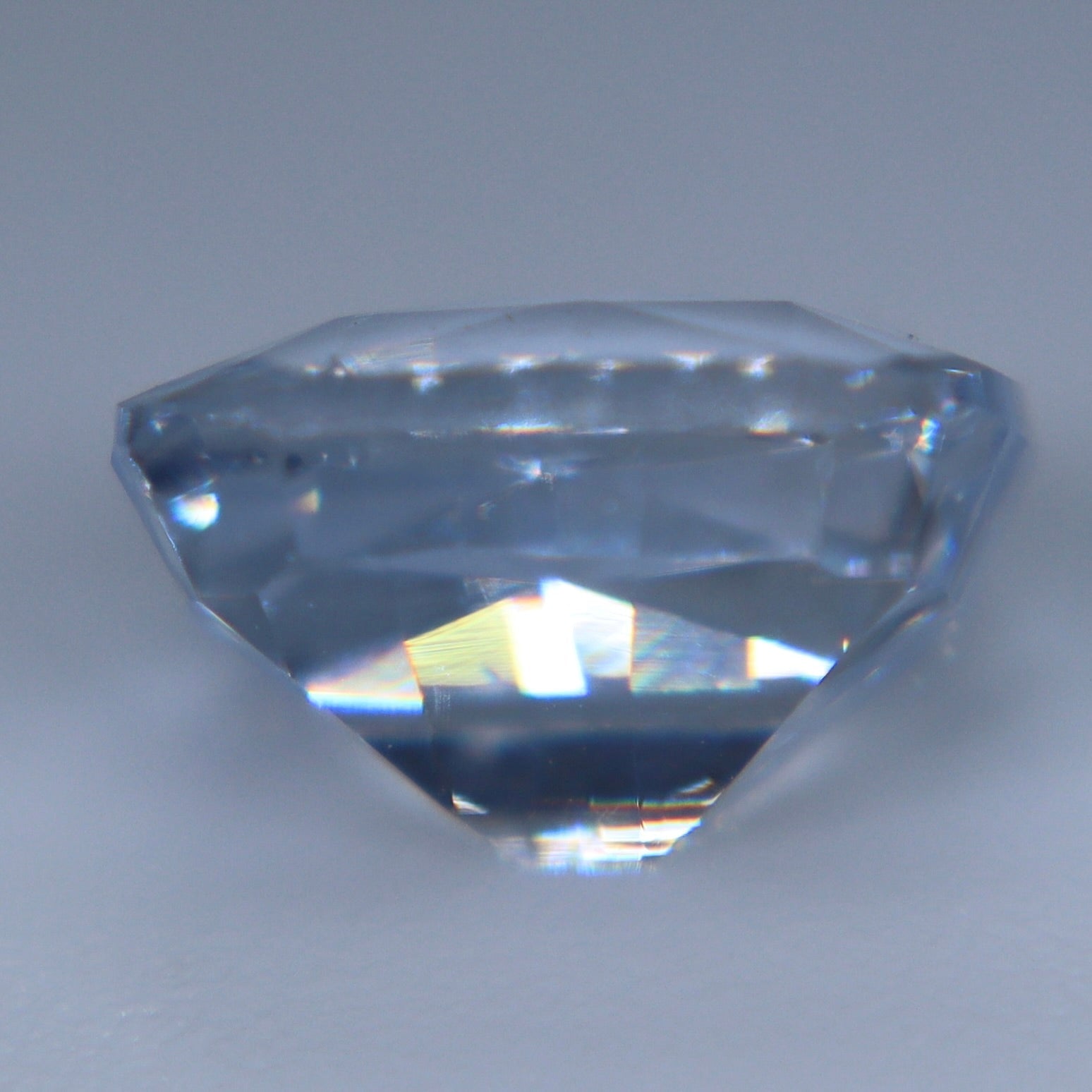 Natural Colourless Sapphire 2.13 Carat Cushion Cut Ceylon VVS White Sapphire Loose Gemstone - Sapphirepal