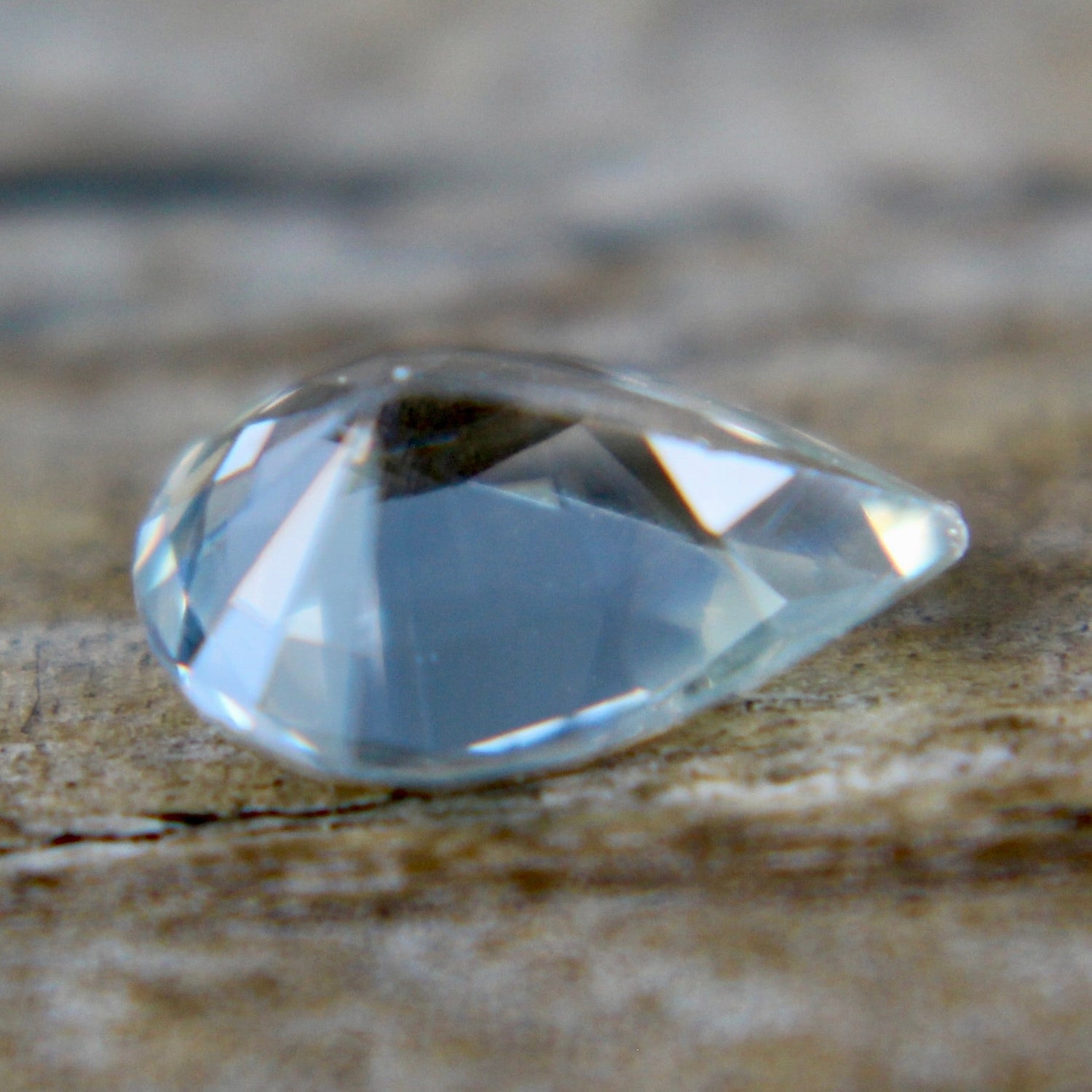 Unheated White Sapphire Loose Gemstone for Fine Jewelry and Engagement Rings