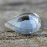 Loose colourless sapphire for engagement rings – diamond alternative by Sapphire Pal Australia