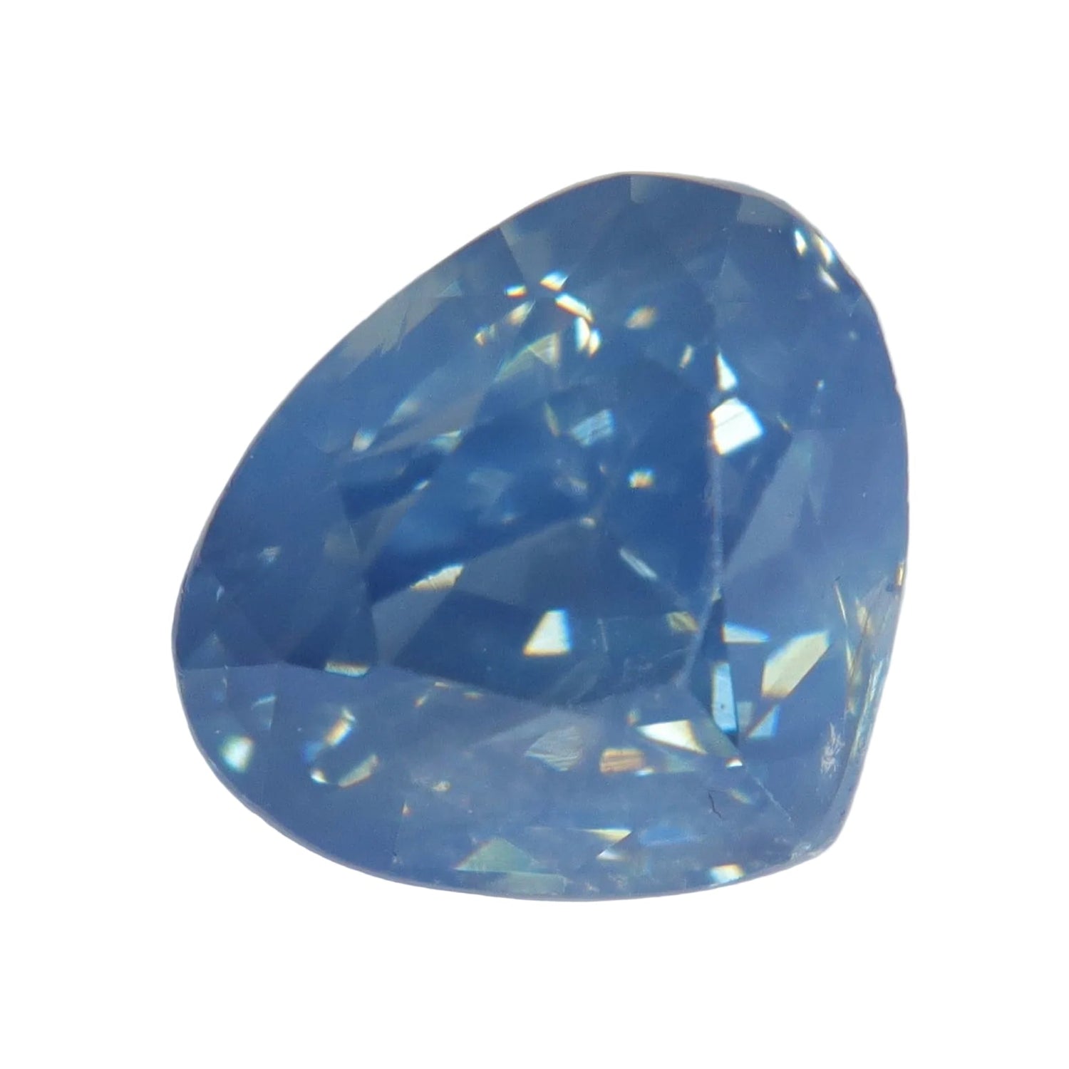 Natural Cornflower Blue Sapphire 1.13 Carat Pear Cut – Unheated Ceylon Gemstone - Sapphirepal