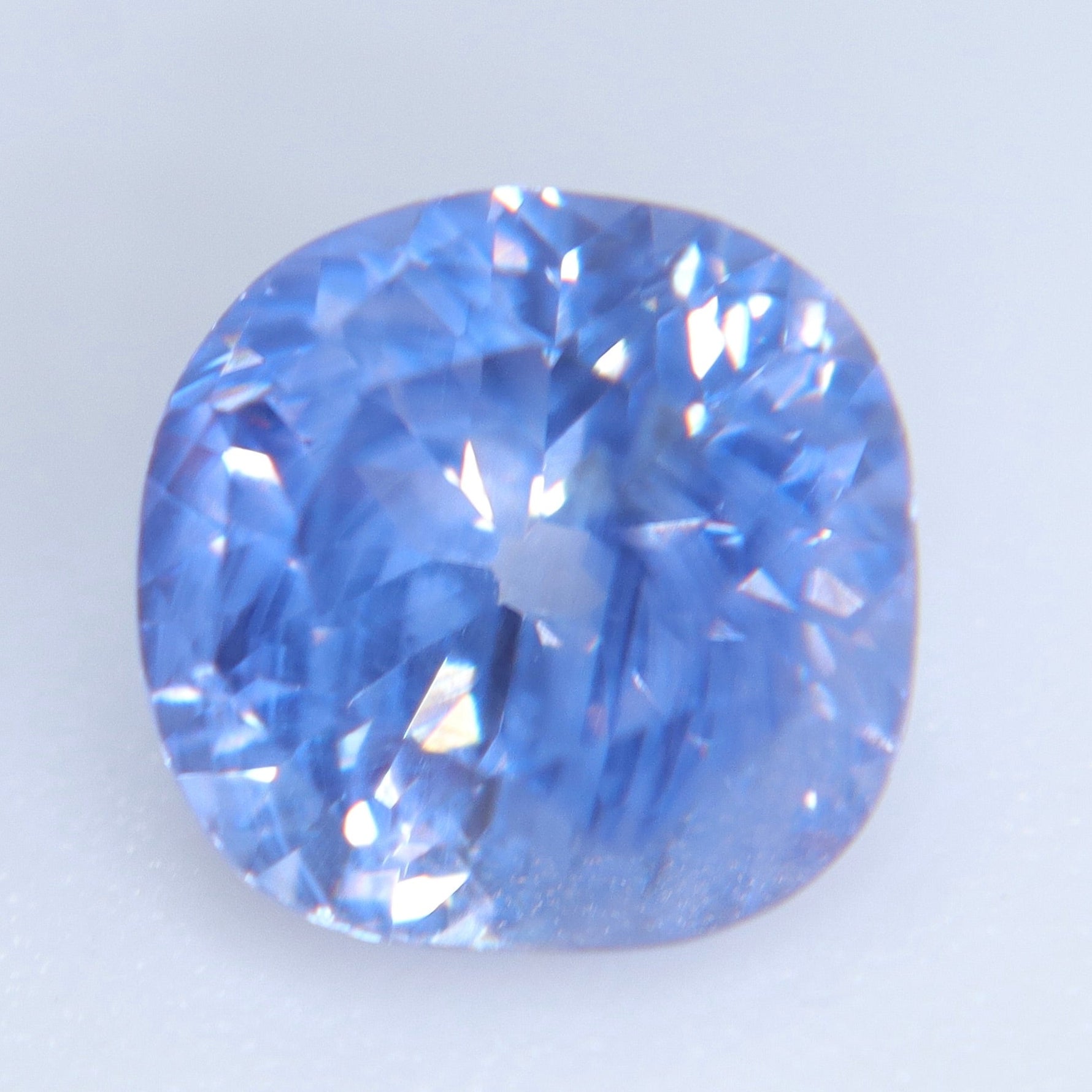 Natural Cornflower Blue Sapphire 2.21 Carat Cushion Cut from Ceylon - Sapphirepal