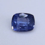 Natural cushion cut blue sapphire with SI clarity for bespoke jewelry