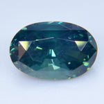 Natural Deep Blue Green Australian Sapphire 2.20ct Oval Cut - Sapphirepal