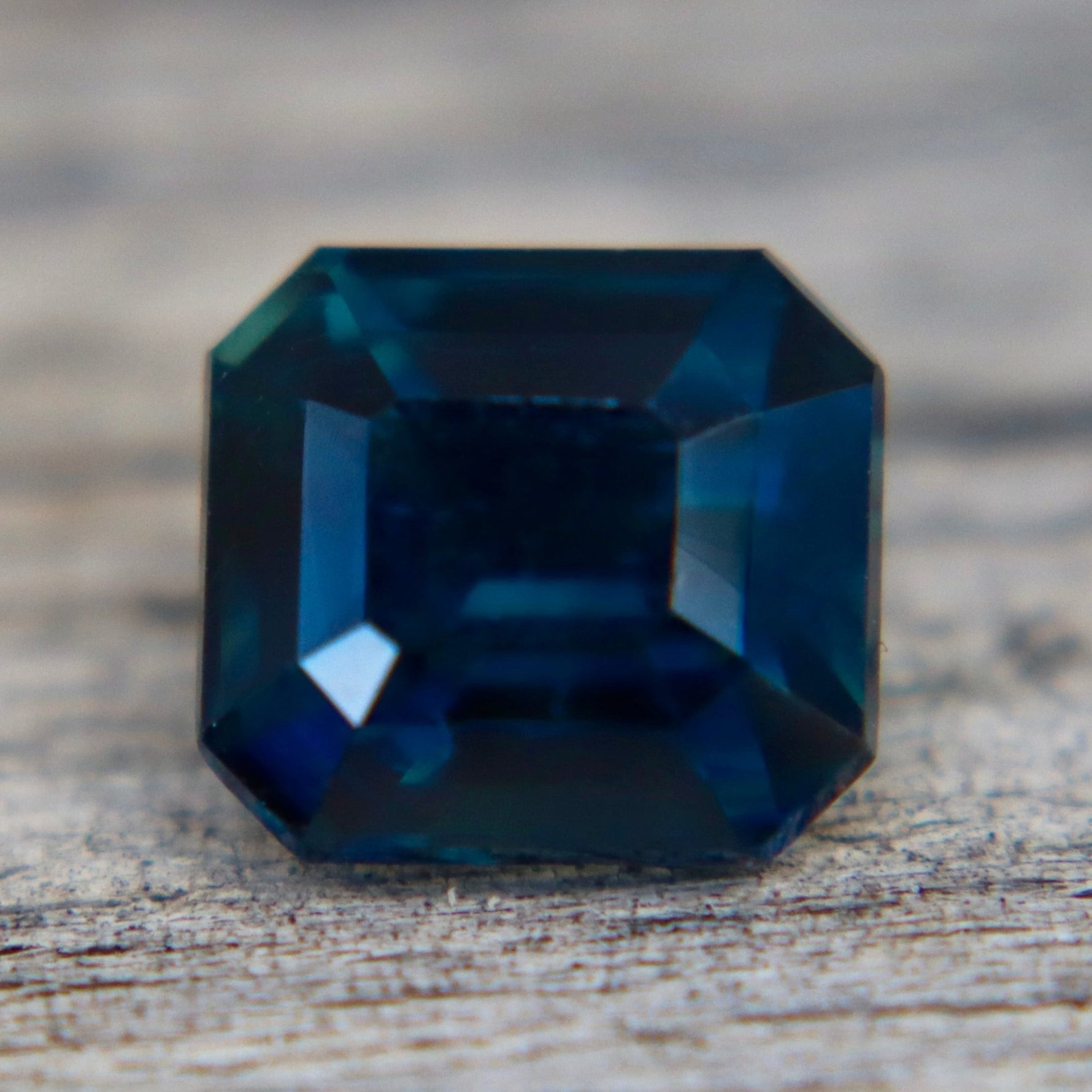 Natural Deep Blue - Green Sapphire (2.14ct) Emerald Cut – Australian Loose Gem | Sapphire Pal - Sapphirepal