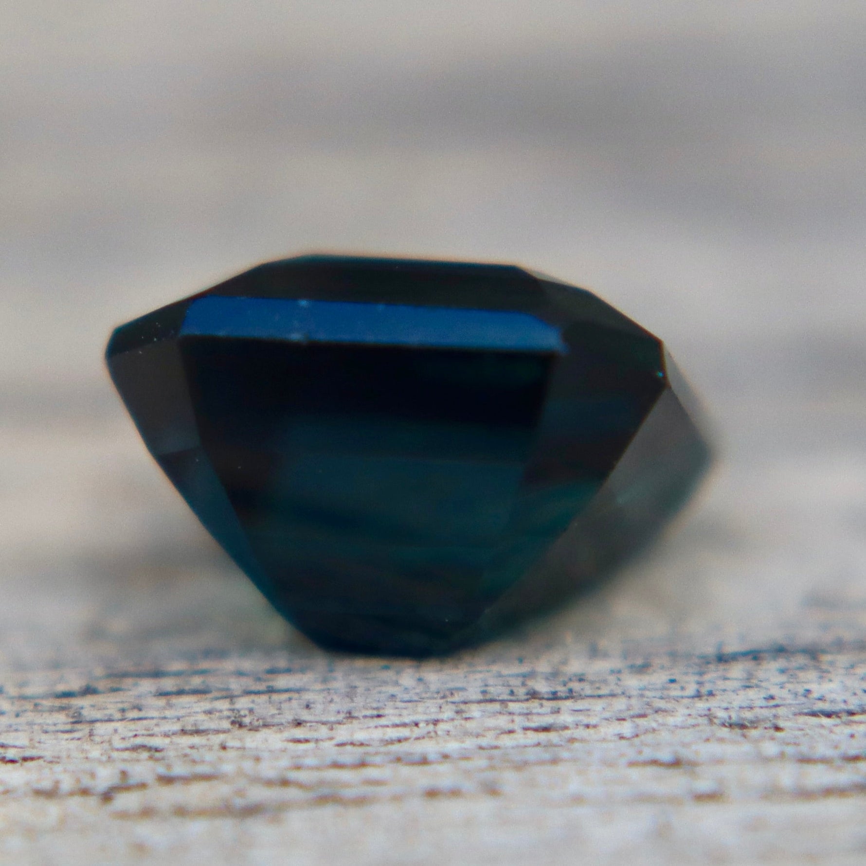 Natural Deep Blue - Green Sapphire (2.14ct) Emerald Cut – Australian Loose Gem | Sapphire Pal - Sapphirepal