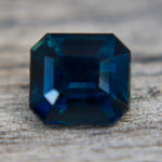 Natural Deep Blue - Green Sapphire (2.14ct) Emerald Cut – Australian Loose Gem | Sapphire Pal - Sapphirepal