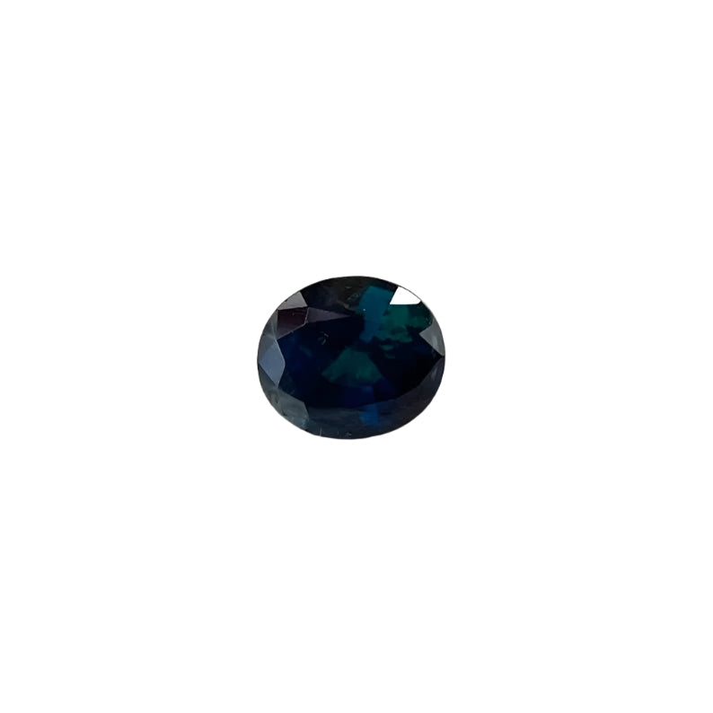 Natural Deep Blue Green Sapphire Oval Cut 1.10 Carat Madagascar Unheated Gemstone for Custom Jewelry and Engagement Rings